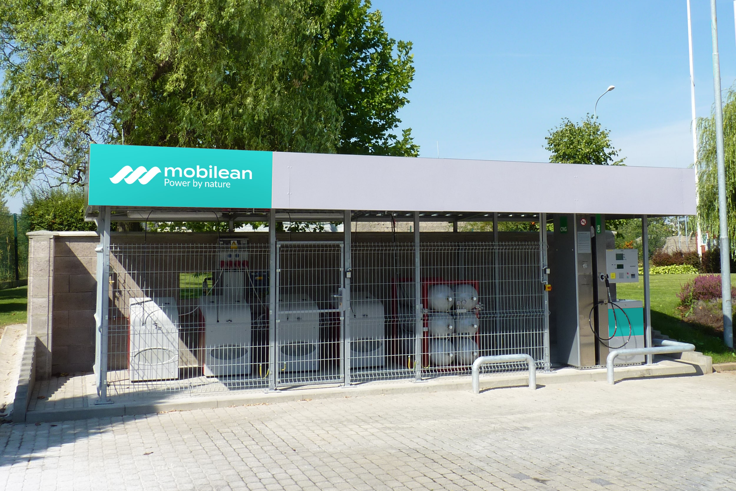 Station bio-GNV Mobilean